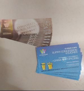 特價中  （四組一起賣）VIESHOW威秀影城電影票+經濟餐飲兌換券-適用於全台灣威秀影城(使用時電影票每張需+30元)