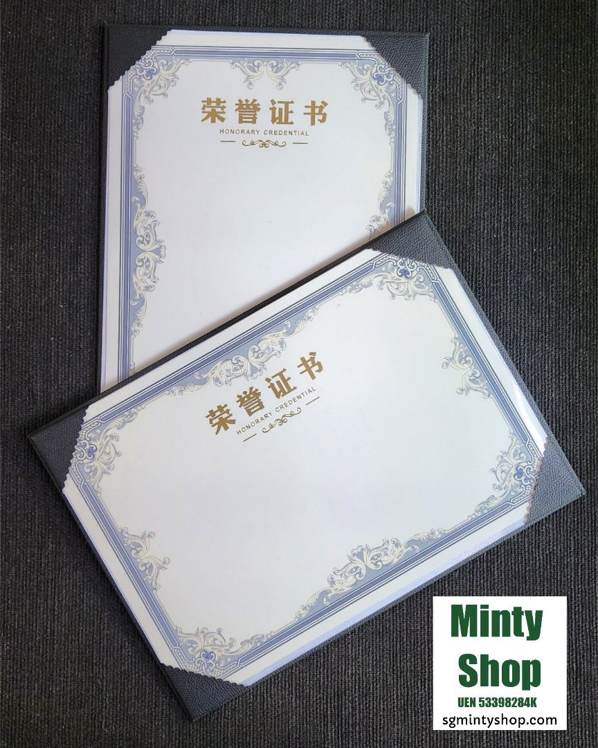 A4 Certificate Holder Singapore A4 Certificate Frame Singapore A4