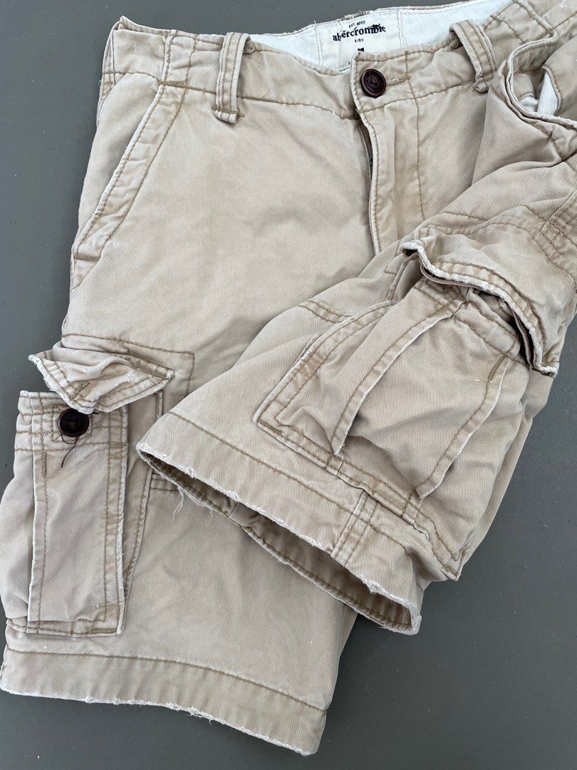 Abercrombie rugged Cargo Shorts, Men's Fashion, Bottoms, Shorts on ...