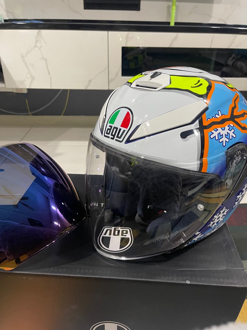 Agv k5 sale gold visor