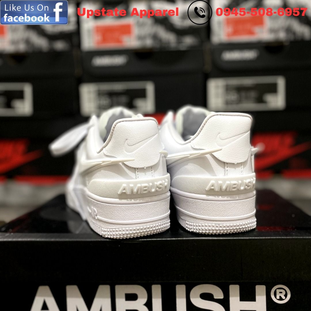 Air Force 1: Ambush Triple White Women, Women's Fashion, Footwear ...
