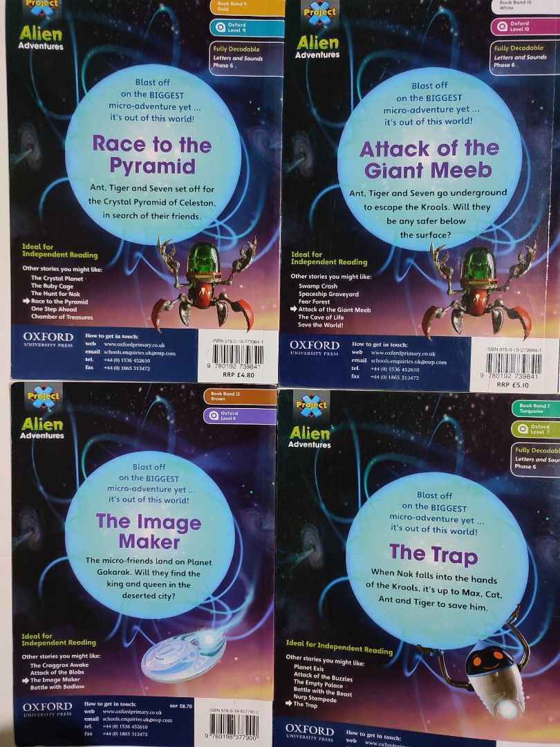 ALIEN ADVENTURES Story Books on Carousell