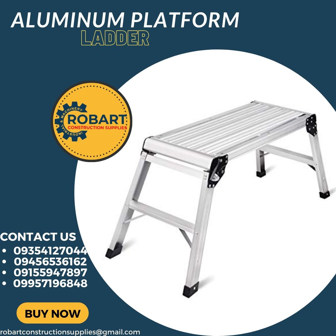 ALUMINUM PLATFORM LADDER, Commercial & Industrial, Construction Tools