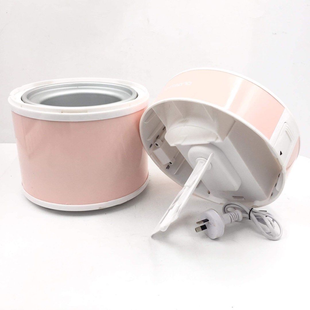 AMBIANO Ice Cream Maker 220volts (Category: Ice-cream Makers) located in Pasay City. Submitted by ayinong168 (Listing ID 1241290648, Image 3). Description: Description: -Power Rating: 220 Volts -Projected capacity: 1.5 Liters -Comes with an in-built 30-minute timer to notify keen dessert-makers when their ice cream treat is ready -Body: Stainless steel exterior; Detachable mixing paddle & freezing bowl -Transparent plate on the cover to make the 