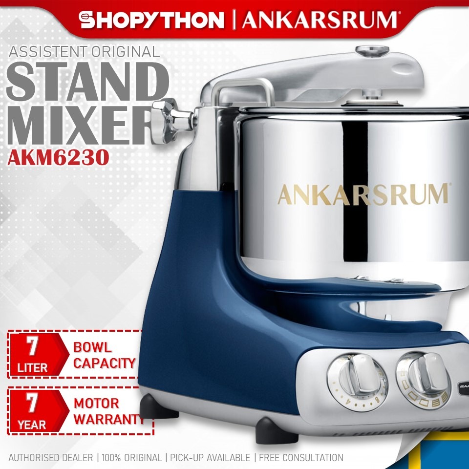 ANKARSRUM Assistent Original Mixer AKM6230 (Ocean Blue) 1500w Sweden