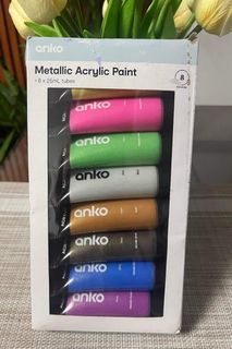 Anko Metallic Acrylic Paint

8 tubes x 25ml