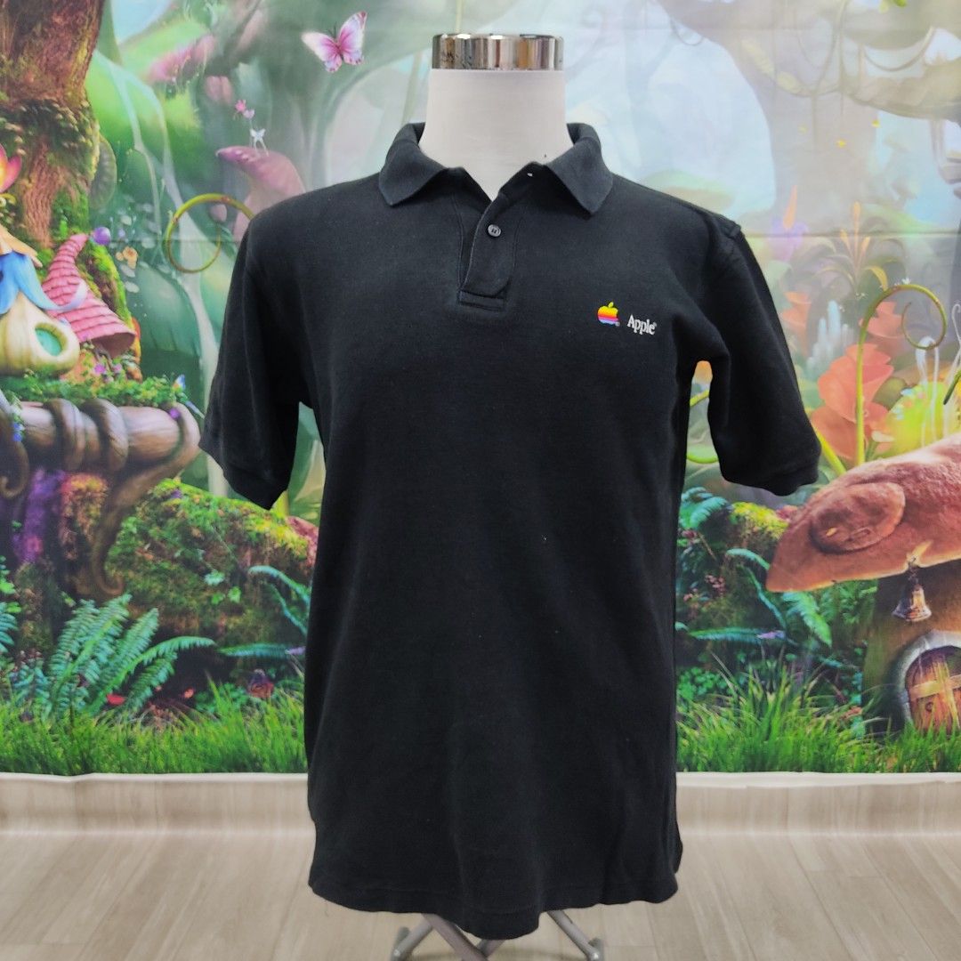 Apple Powered by Mac OS Polo T shirt Men s Fashion Tops Sets