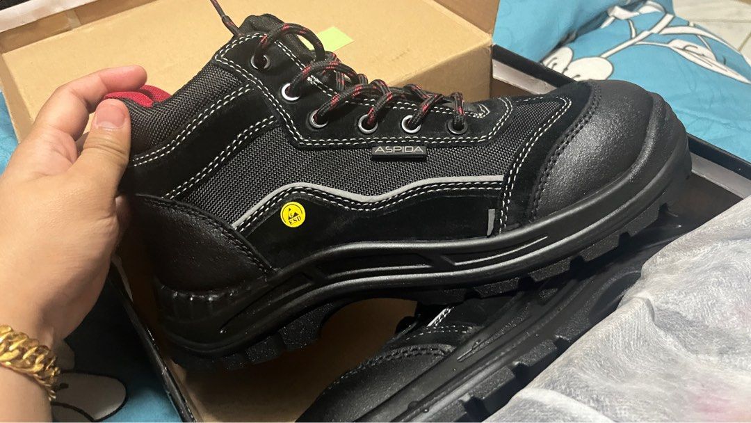 ASPIDA OMNI Ankle Cut Safety Shoes safety boots kasut keselamatan