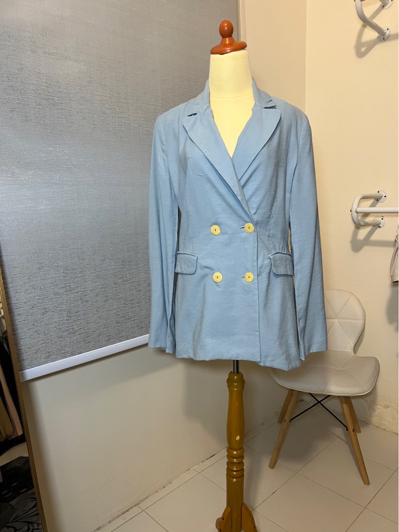 Double breasted outlet blazer bershka
