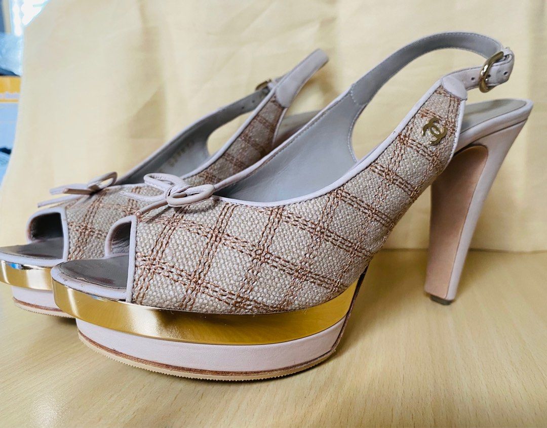 Chanel heels sale Clearance