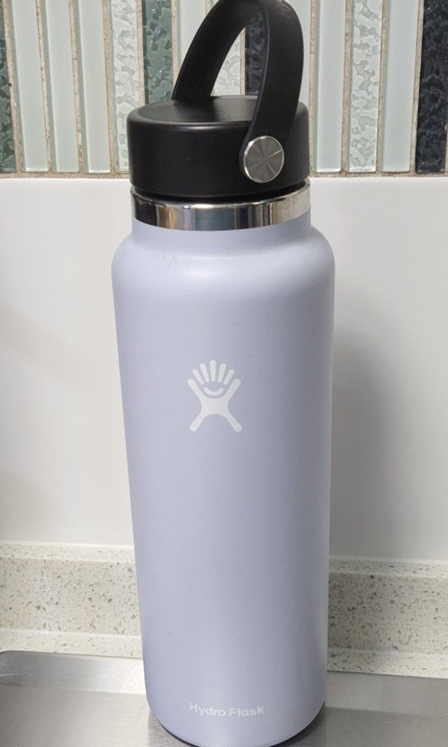 Hydro Flask Wide Mouth Water Bottle with Flex Cap 40oz/1.18 Liter