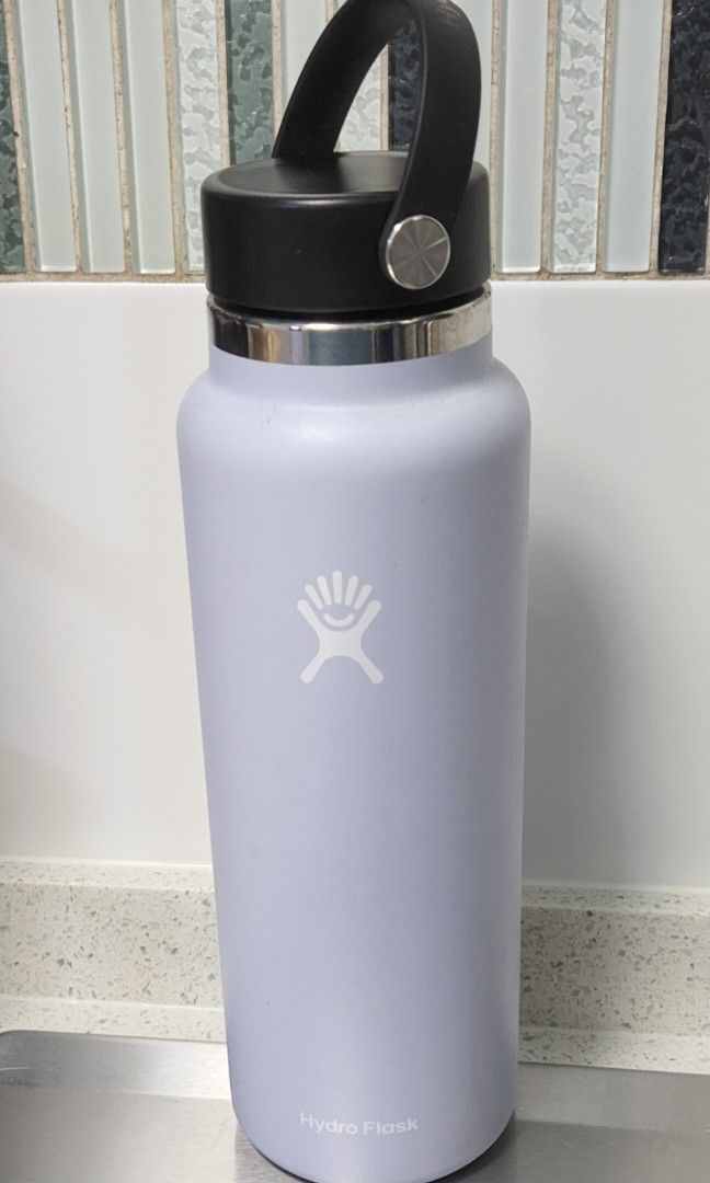 Hydro Flask Wide Mouth Water Bottle With Flex Cap 40Oz/1.18 Liter