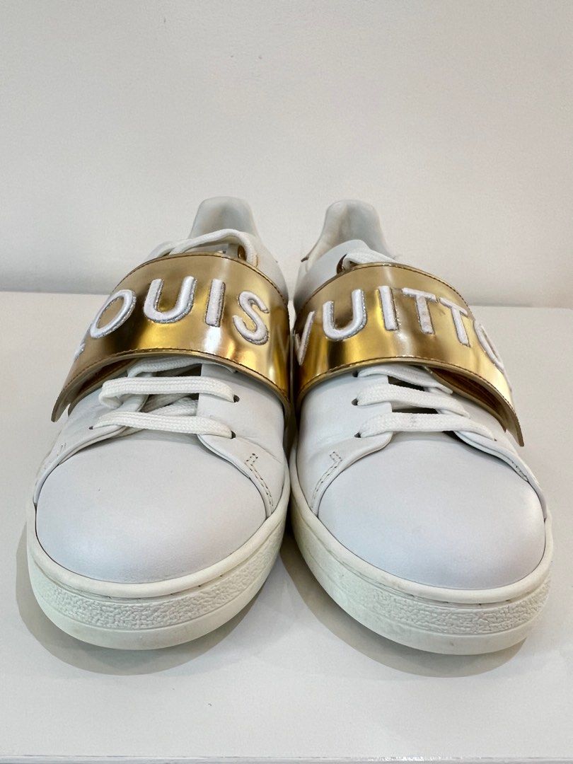 Authentic Louis Vuitton sneakers ladies sz 35 preowned like new (Category: Sneakers) located in Manila. Submitted by 2ndchancesale (Listing ID 1241196996, Image 2). Description: Was 40k Now 24,800 With dustbags only .