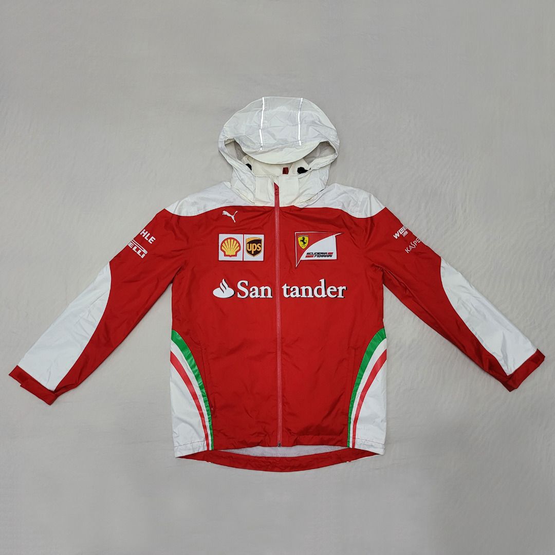 AUTHENTIC PUMA Ferrari F1 Rain Jacket 2016 RARE Men s Fashion
