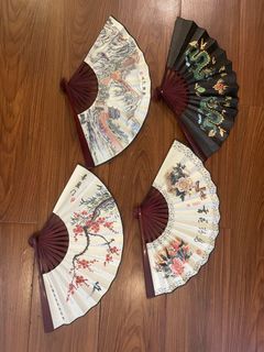 Authentic Taiwan Hand fans (TAKE ALL 4)