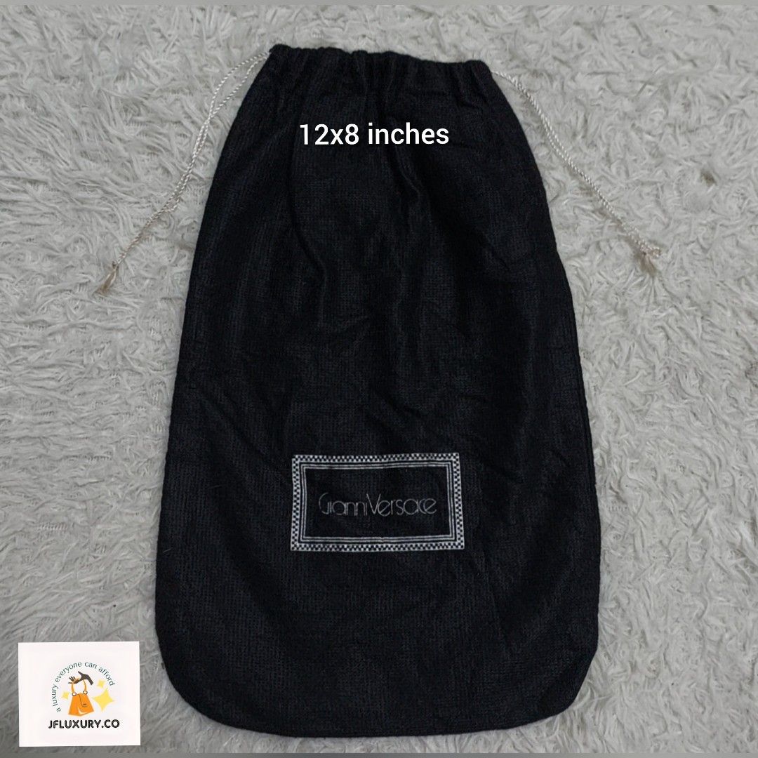 Authentic Vintage Gianni Versace dust bag (Category: Luxury Bags & Wallets) located in Manila. Submitted by jfluxury.co (Listing ID 1241343965, Image 1). Description: excellent condition no flaws bought in Japan 🇯🇵 💯% Authentic. 😊 Money back guarantee. 😊 Clean and ready to use na po.