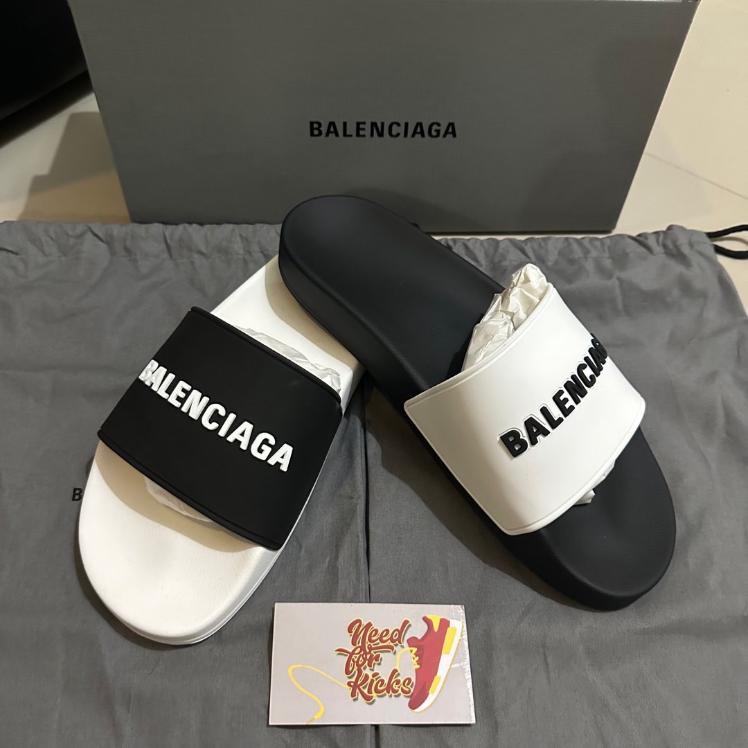 Balenciaga slides, Luxury, Sneakers & Footwear on Carousell