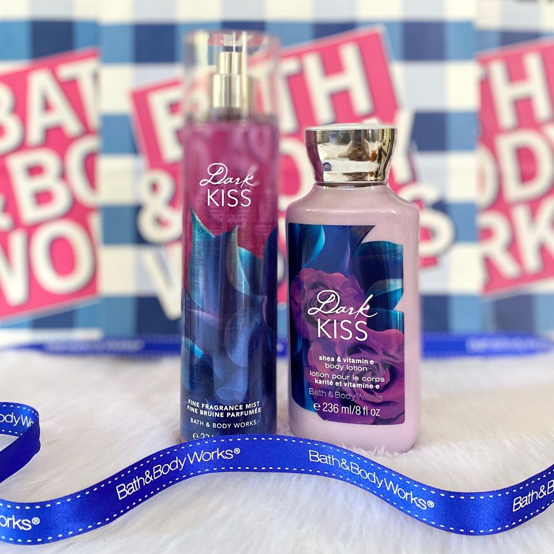 Bath & Body Works Dark Kiss Mist & Lotion, Beauty & Personal Care ...