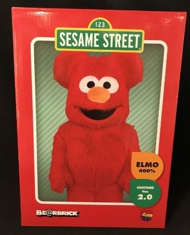 Bearbrick 400% Costume Elmo Ver.2.0, 興趣及遊戲, 玩具& 遊戲類