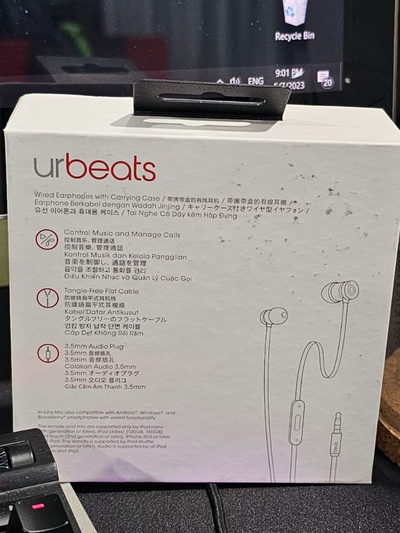 Beats urBeats Ultra Violet Collection Audio Earphones on Carousell