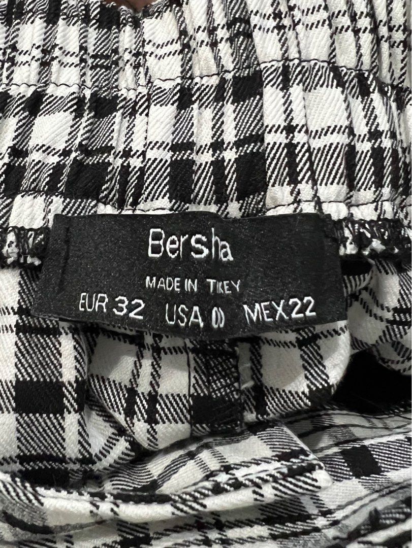 Bershka sales checkered pants