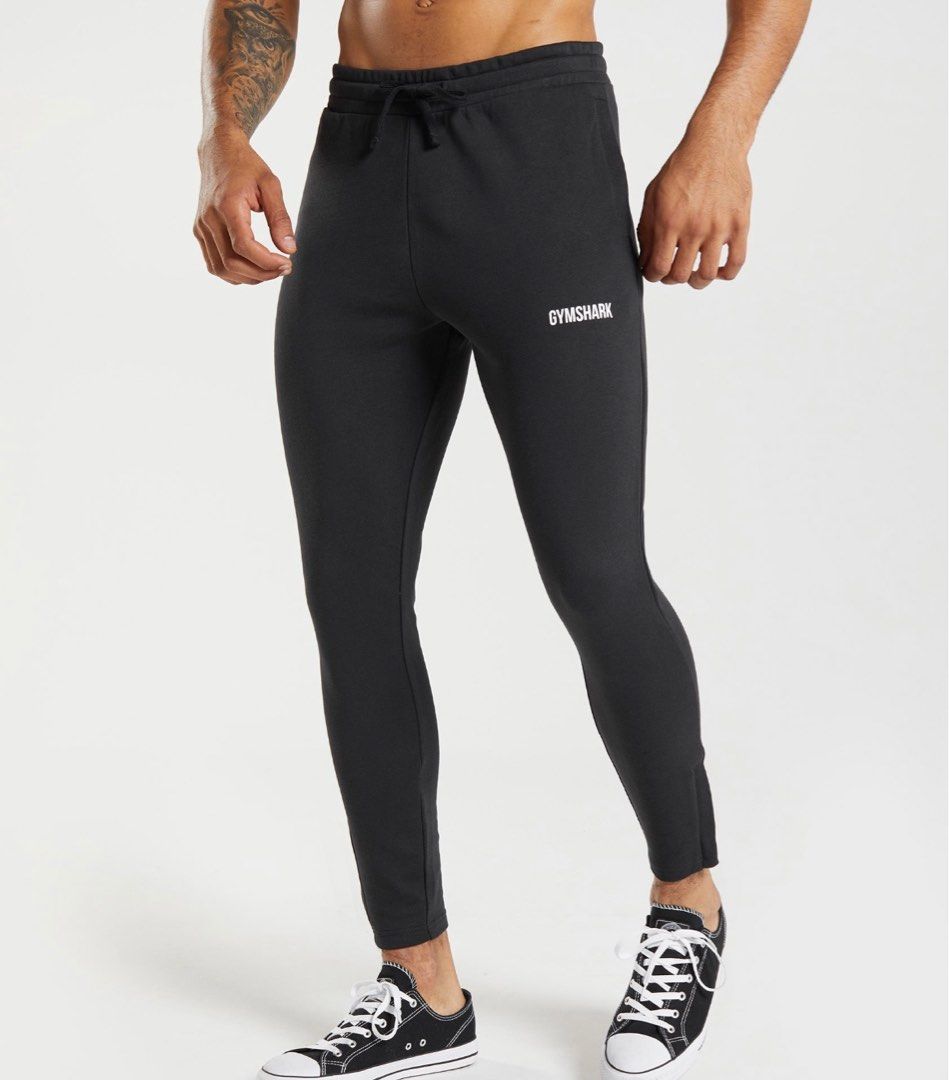 Black Joggers Gymshark Men s Fashion Bottoms Joggers on Carousell