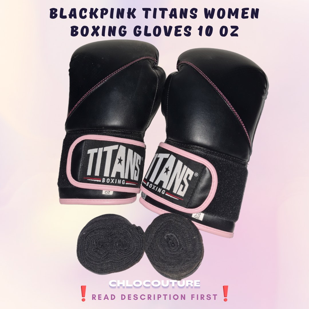 BLACKPINK TITANS WOMEN BOXING GLOVES 10 oz on Carousell