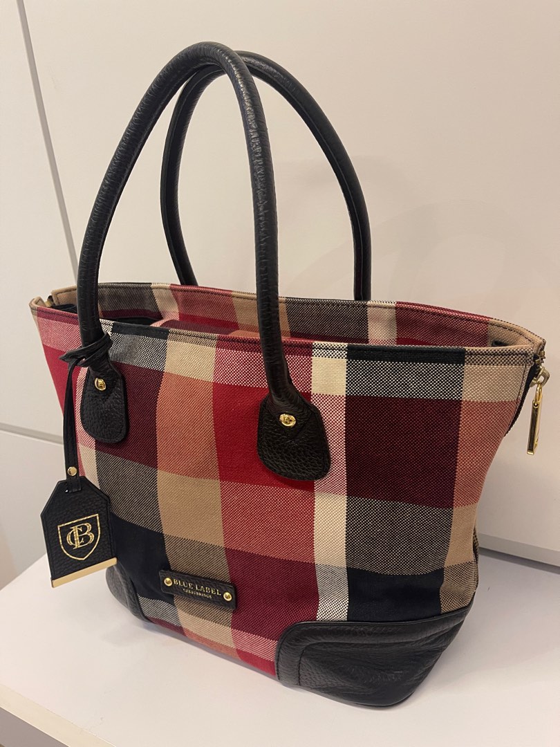 Blue Label Crestbridge Shoulder Tote Bag, Women's Fashion, Bags ...