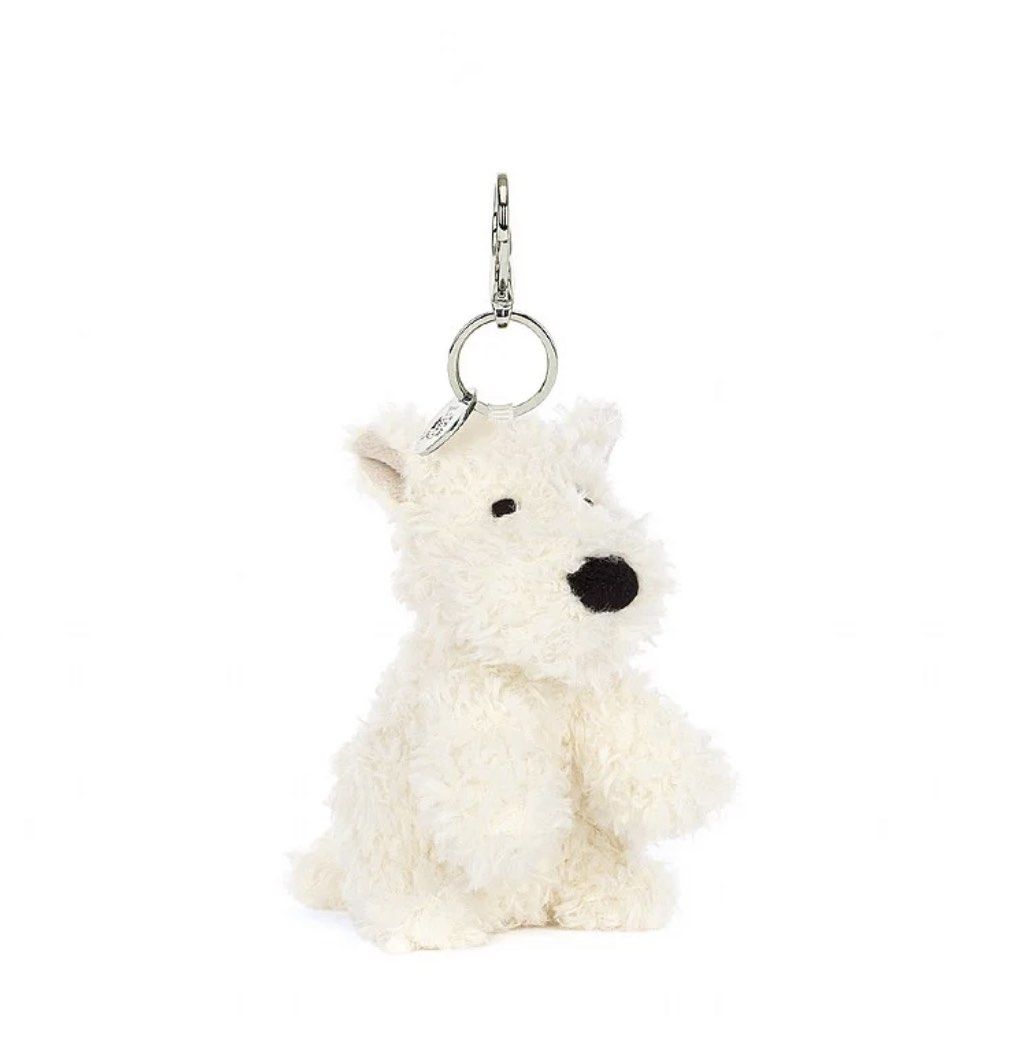 IN STOCK BNWT Jellycat Munro Scottie Dog keychain bag charm