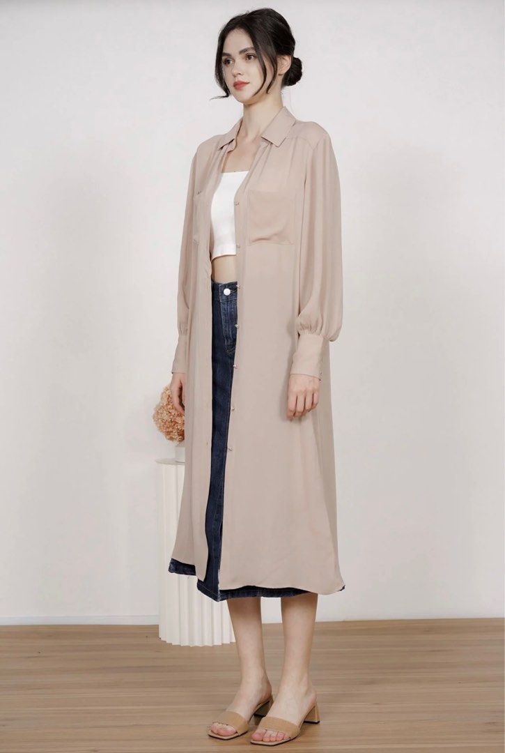 Longline duster jacket sale