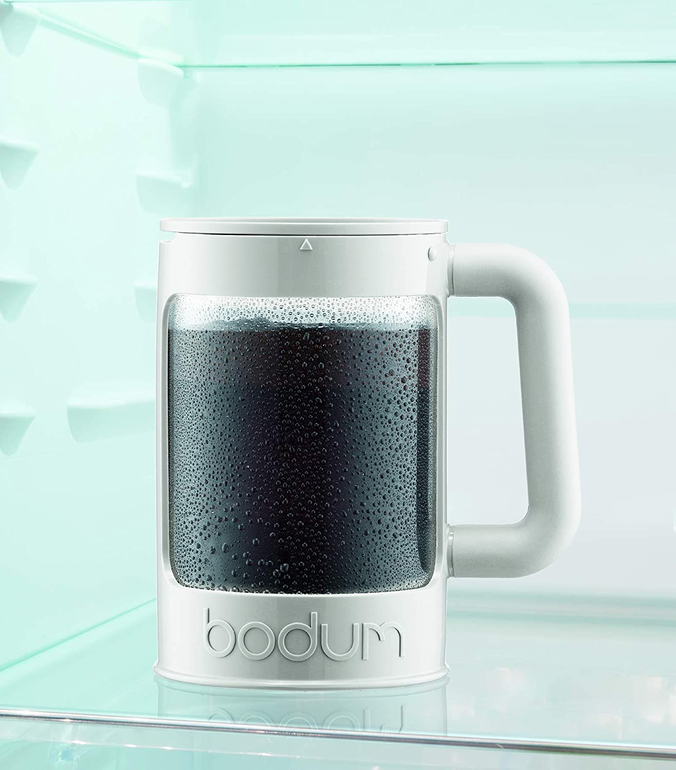 bodum Bean Cold Brew Coffee Maker, 51 Oz, Bright White (Bright White