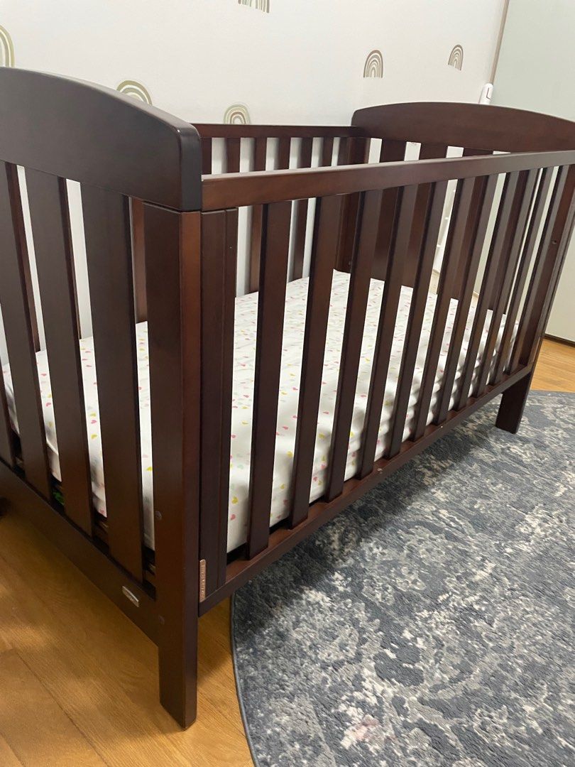 Boori Alice Convertible Cot Bed / Crib Convertible from Cot to Toddler