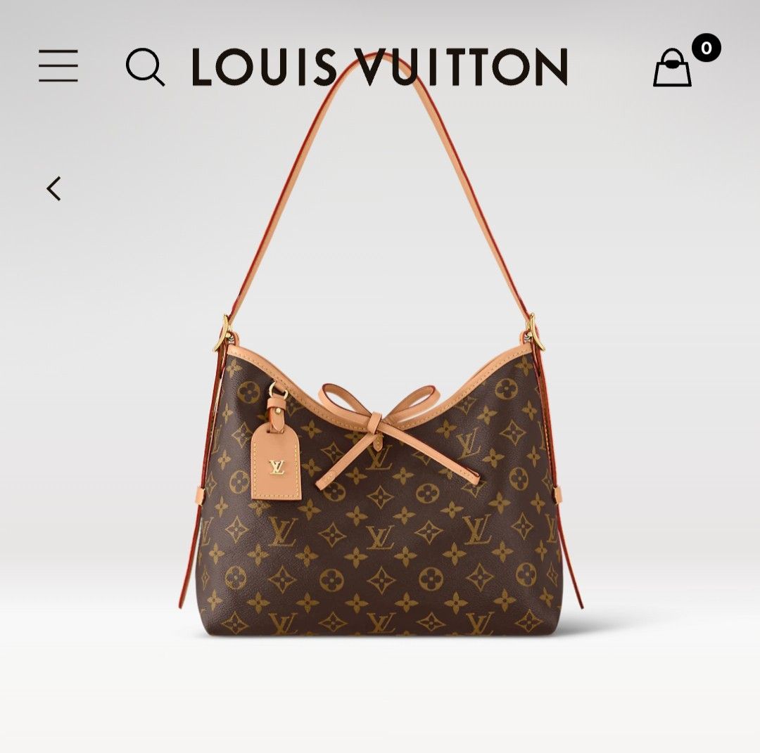 Authentic LV CarryAll Pm, Luxury, Bags & Wallets on Carousell