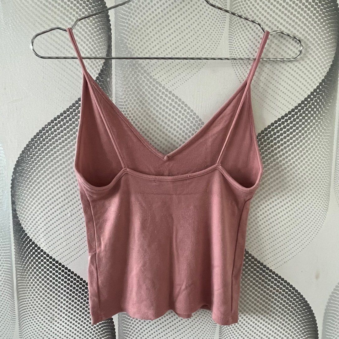 Brandy Melville Pink Tank Top, Women's Fashion, Tops, Sleeveless