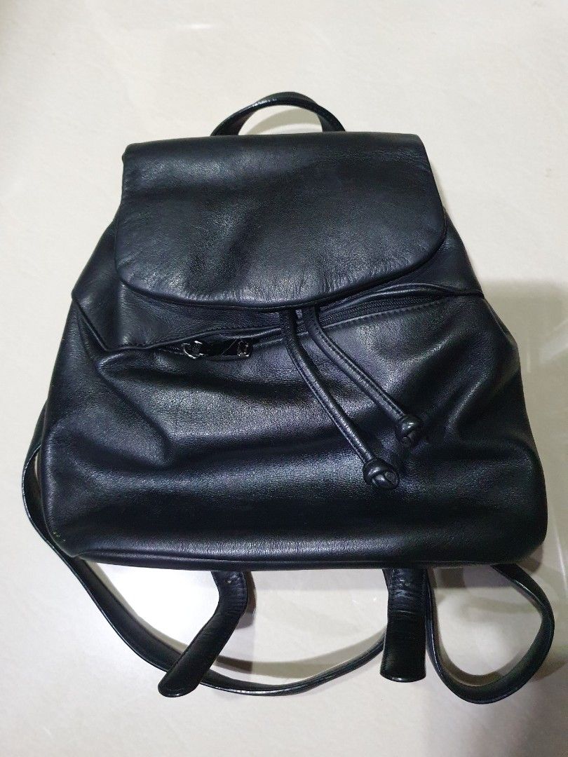 Second hand leather backpack 2025