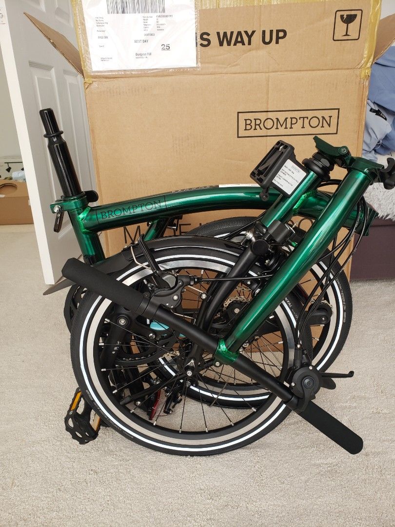 Brompton 小布P Line 2023新色Green Lacquer, 運動產品, 單車及配件, 單車- Carousell