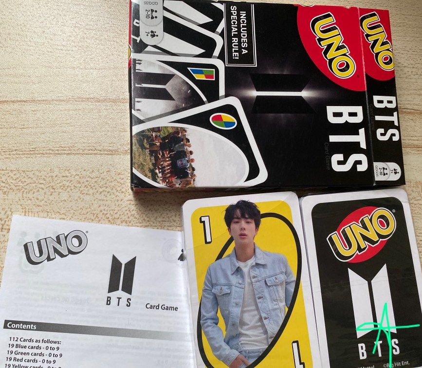 BTS UNO card official, Hobbies & Toys, Collectibles & Memorabilia, K ...