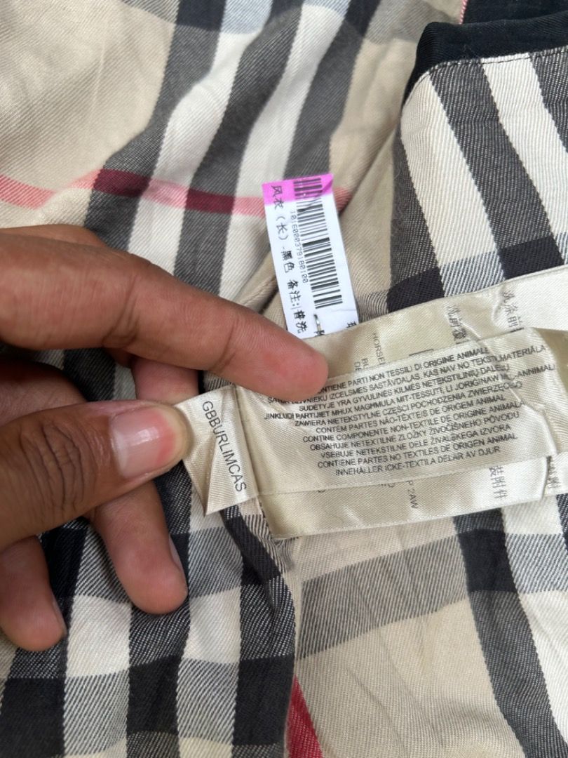 Burberry deals origen jordan