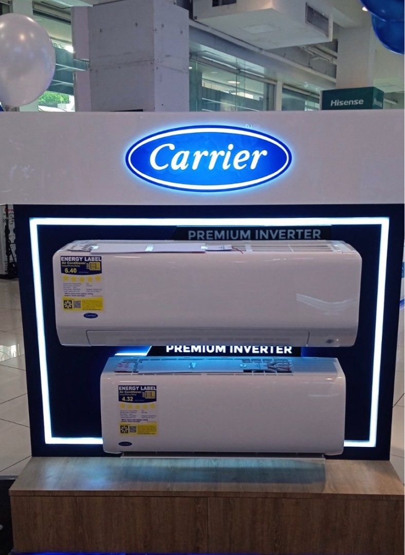CARRIER SPLIT TYPE INVERTER AIRCON, TV & Home Appliances, Air ...