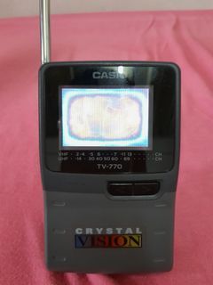 Casio TV-770 crystal vision TV 1999 vintage