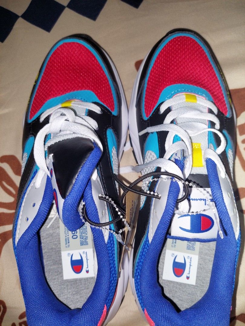 Champion shoes red white and blue on sale