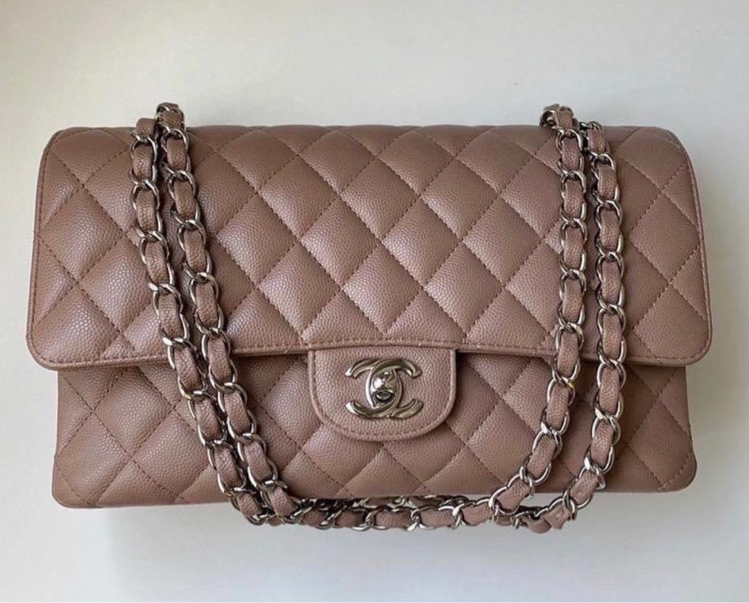 Chanel taupe bag best sale