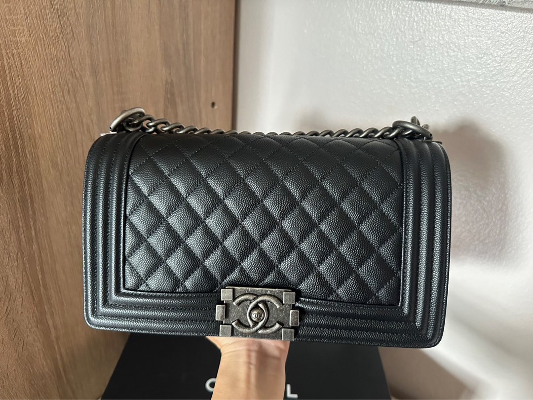 Chanel Le Boy Medium, Luxury, Bags & Wallets on Carousell