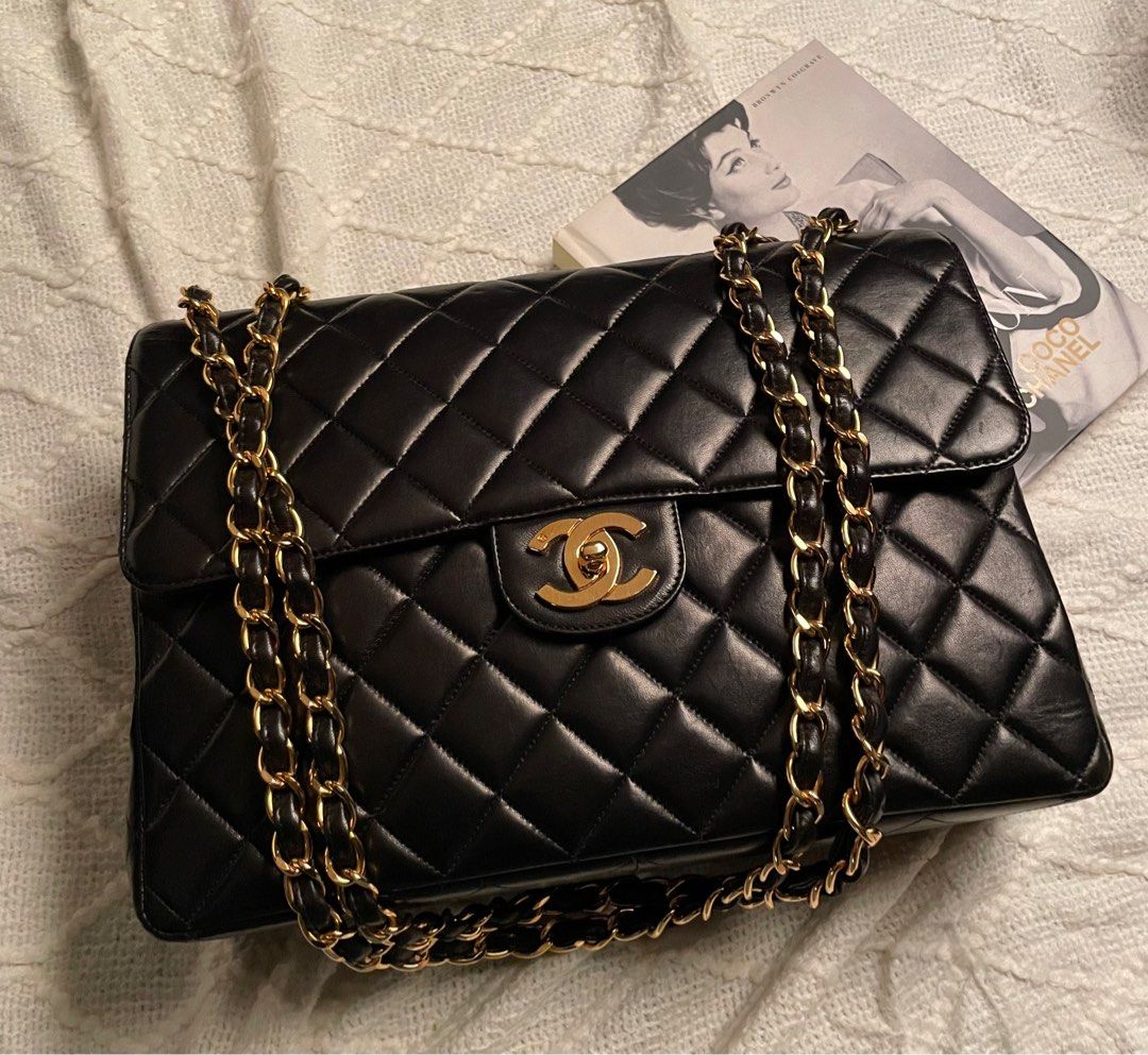 Vintage chanel jumbo flap bag Clearance