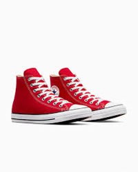 Converse Red High tops chuck taylors Men s Fashion Footwear