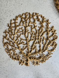 Coral Charger Plates (set of 4)