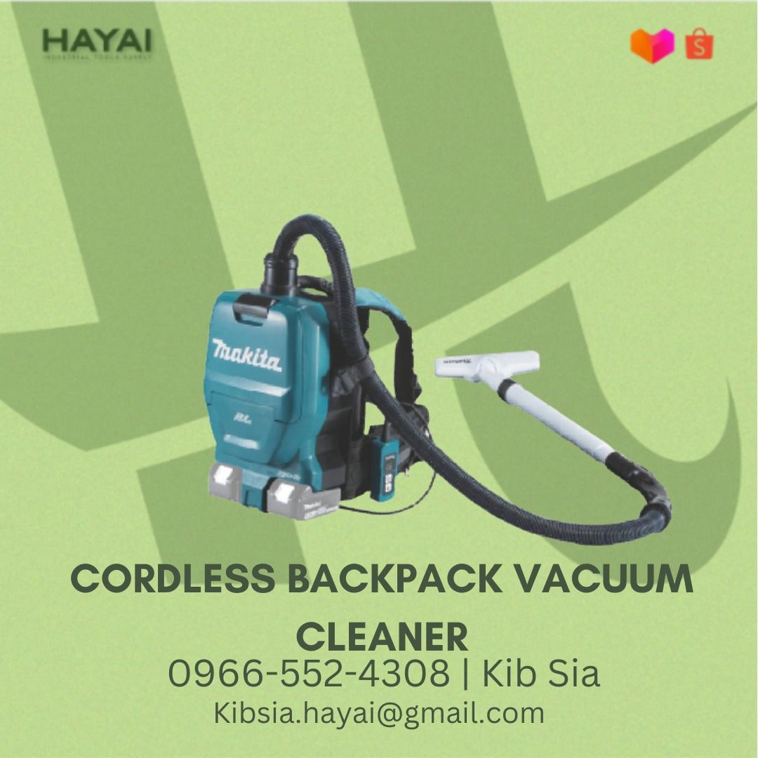 Cordless Backpack Vacuum Cleaner, Commercial & Industrial, Industrial