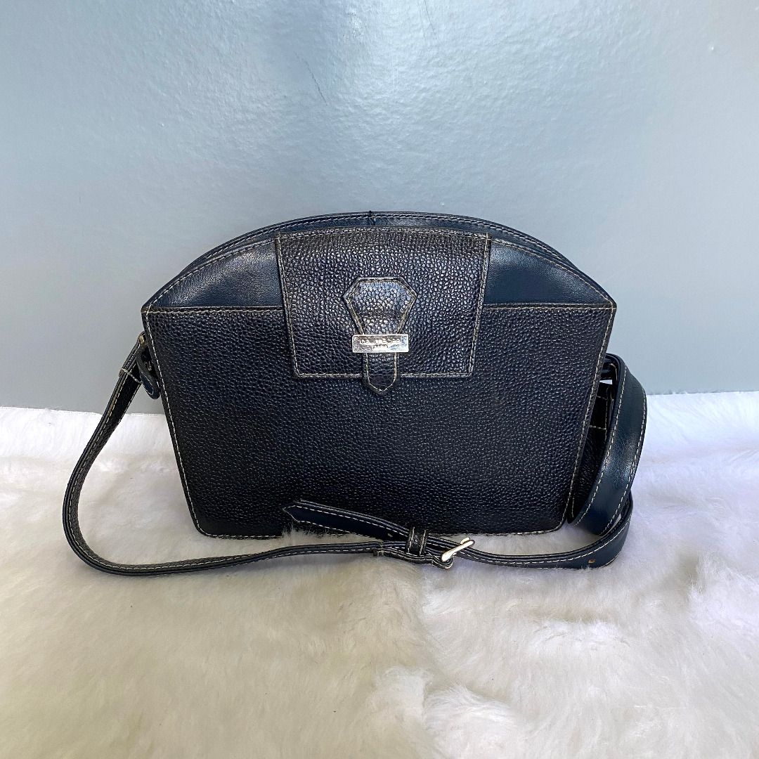 Navy Blue Vintage Courreges Bag