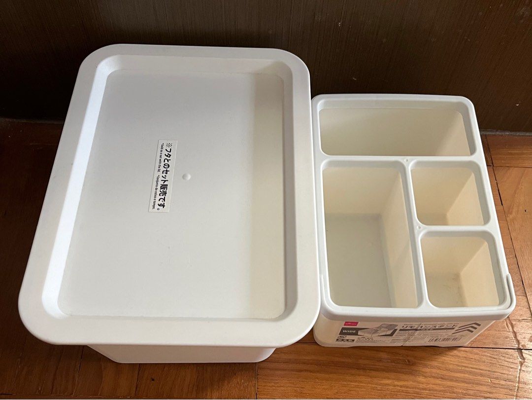 Daiso storage box and organizer, Furniture & Home Living, Home Improvement & Organisation