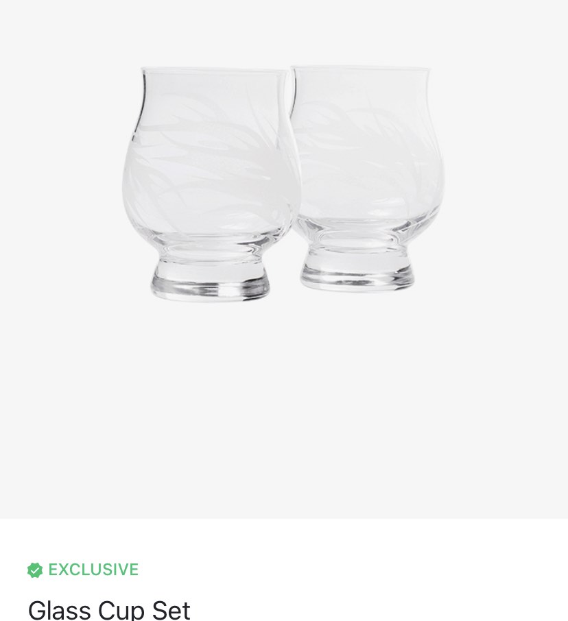 Dday Glass Cup Set on Carousell